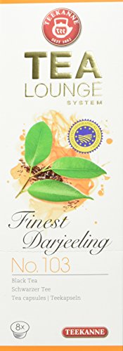 TEEKANNE TEALOUNGE System Finest Darjeeling No. 103, 6er Pack (6 x 21 g) von Teekanne