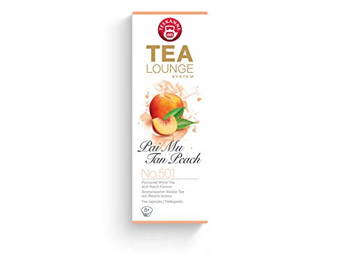 TEEKANNE TEALOUNGE System Pai Mu Tan Peach No. 501, 6er Pack (6 x 13 g) von Teekanne