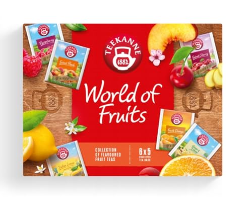 Teekanne * World of Fruits * Collection Box * 6 x 5 Beutel Früchtetee von Teekanne