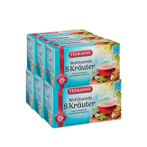 Teekanne 8 Kr?uter, 50 Beutel 6er Pack von Teekanne