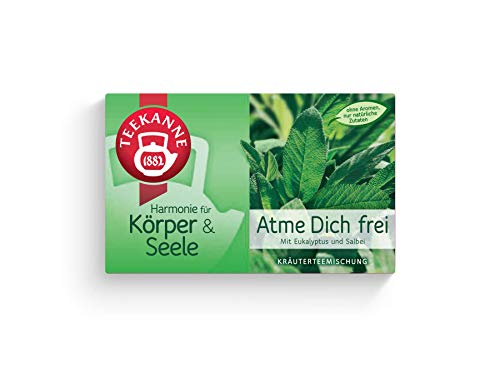 Teekanne Atme Dich frei Kr?uterteemischung 20 Beutel, 2er Pack (2 x 40 g Packung) von Teekanne