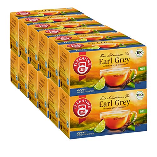 Teekanne Bio Earl Grey, 12er Pack von Teekanne