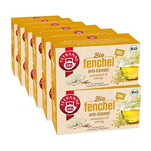 Teekanne Bio Fenchel Anis-K?mmel, 12er Pack von Teekanne