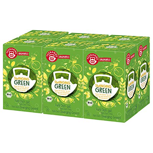 Teekanne Bio Organics Swinging Green, 6er Pack von Teekanne