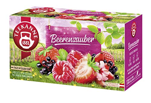 Teekanne Fr?chtegarten Beerenzauber Tee 20 Beutel, 6er Pack (6 x 60 g) von Teekanne