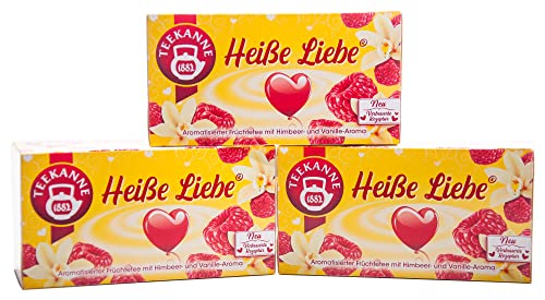 Teekanne Heiße Liebe, 20 Beutel, 3er Pack (3 x 45 g) von Teekanne