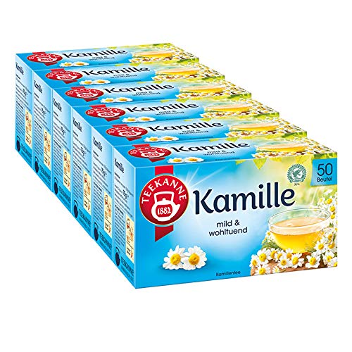 Teekanne Kamille, 50 Beutel 6er Pack von Teekanne