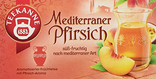 Teekanne Mediterraner Pfirsich (6 x 20 Teebeutel), 6 x 50 g von Teekanne