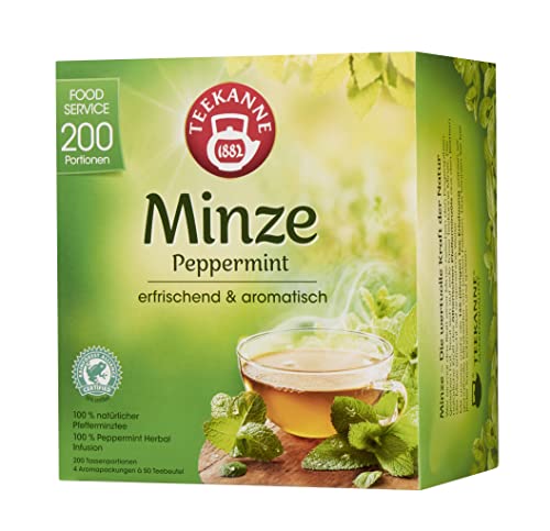 Teekanne Minze, 1er Packung (1 x 250 g) von Teekanne