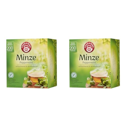 Teekanne Minze, 2er Packung (1 x 250 g) von Teekanne