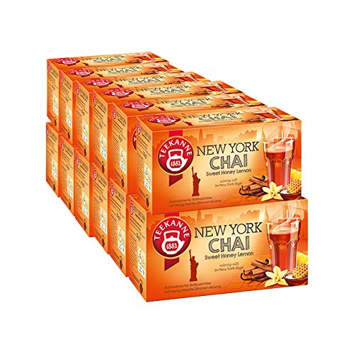 Teekanne NEW YORK CHAI Sweet Honey Lemon 12er Pack von Teekanne