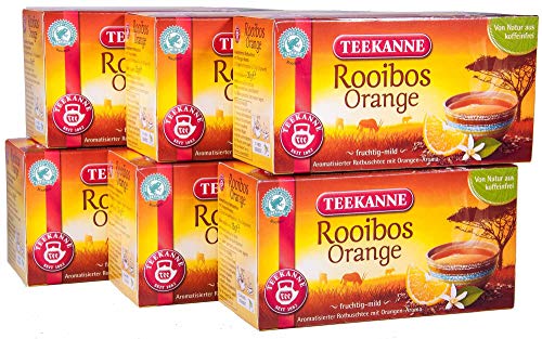 Teekanne Rooibos Orange, 6er Pack (6 x 20 Teebeutel), 6 x 35 g von Teekanne