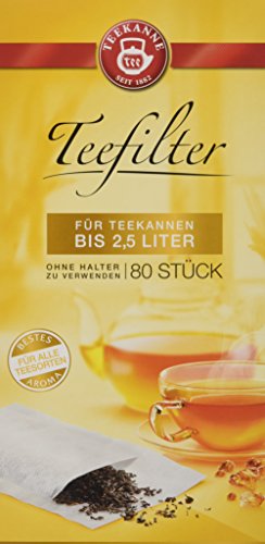 Teekanne Teefilter (bis 2,5 Liter), 1x80 Stück von Teekanne