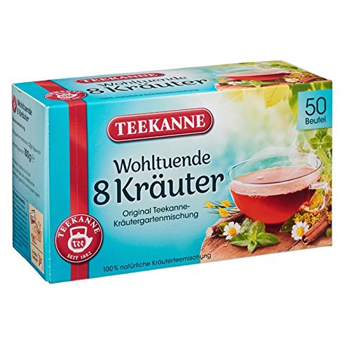 Teekanne Wohltuende 8 Kr?uter, 50 Beutel, 12er Pack von Teekanne