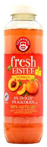 Teekanne fresh Eistee Pfirsich, 12er Pack (12 x 0.5 l) EINWEG von Teekanne