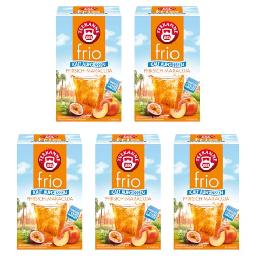 Teekanne frio Pfirisch-Maracuja, 5er Pack von Teekanne