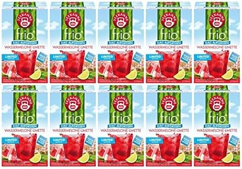 Teekanne frio Wassermelone-Limette, 10er Pack (10 x 45 g) von Teekanne