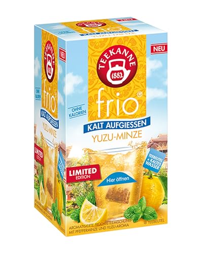 Teekanne frio Yuzu-Minze, 10er Pack (10 x 18 Teebeutel von Teekanne