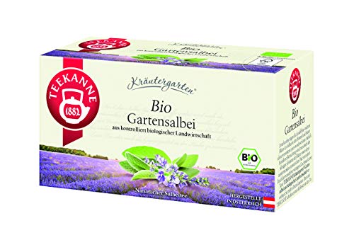 Teekanne ?sterreich Kr?utergarten Bio Gartensalbei, 6er Pack (6 x 30 g) von Teekanne