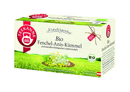 Teekanne ?sterreich Kr?utergaten Fenchel-Anis-K?mmel BIO, 12er Pack (12 x 45 g) von Teekanne