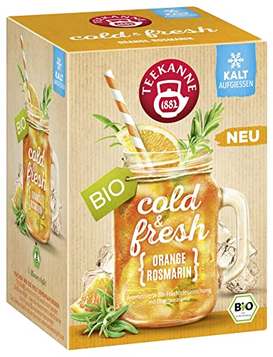 cold & fresh Orange-Rosmarin, 1er Pack von Teekanne