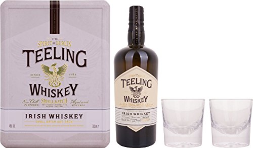 Teeling Irish Whiskey Small Batch Rum Cask Finish + GB mit 2 Gläsern 46% Vol. 0,7 l von Teeling