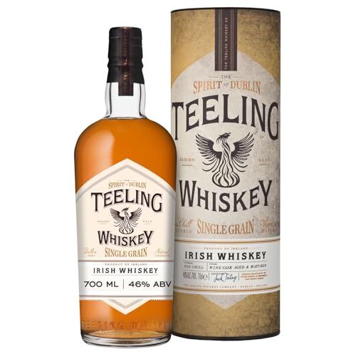 Teeling Whiskey SINGLE GRAIN Irish Whiskey Wine Cask 46% Vol. 0,7l in Geschenkbox von Teeling