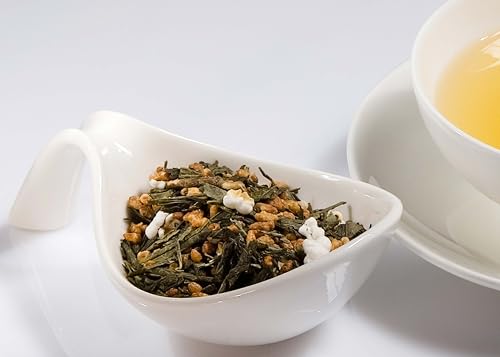 Japan Genmaicha Grüntee mit Popreis und geröstetem Reis von Teeparadies Löw | 100g ca. für 50 Tassen von Teeparadies Löw