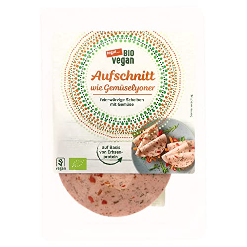 tegut… Bio vegan Aufschnitt mit Gemüselyoner, 100 g von Tegut Bio