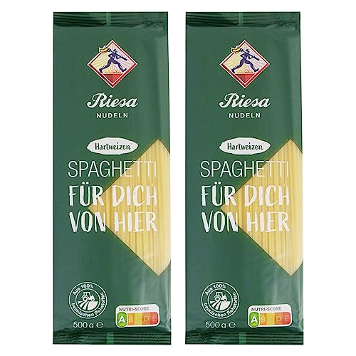 Teigwaren Riesa 2er Pack Nudel Schlemmerliebling Spaghetti 2 x 500 g Teigwaren Nudeln von Riesa