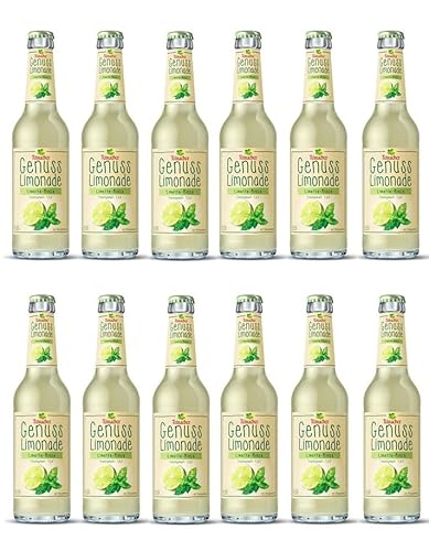 Teinacher Genuss-Limonade Limette - Minze 12 x 0,33 Liter inkl 0,96€ MEHRWEG Pfand von Teinacher