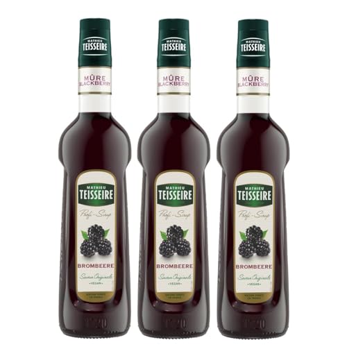 Mathieu Teisseire Getränke-Sirup Brombeere 0,7L - Cocktails (3er Pack) von Teisseire