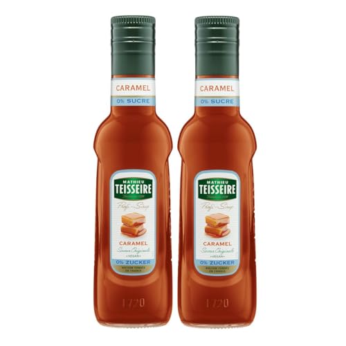 Mathieu Teisseire Getränke-Sirup Caramel 0% Zucker 0,25L - Cocktails (2er Pack) von Teisseire