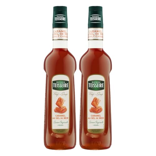 Mathieu Teisseire Getränke-Sirup Caramel au Sel de Mer 0,7L - Cocktails (2er Pack) von Teisseire