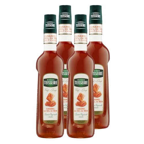 Mathieu Teisseire Getränke-Sirup Caramel au Sel de Mer 0,7L - Cocktails (4er Pack) von Teisseire