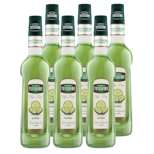 Mathieu Teisseire Getränke-Sirup Gurke 0,7L - Cocktails (6er Pack) von Teisseire