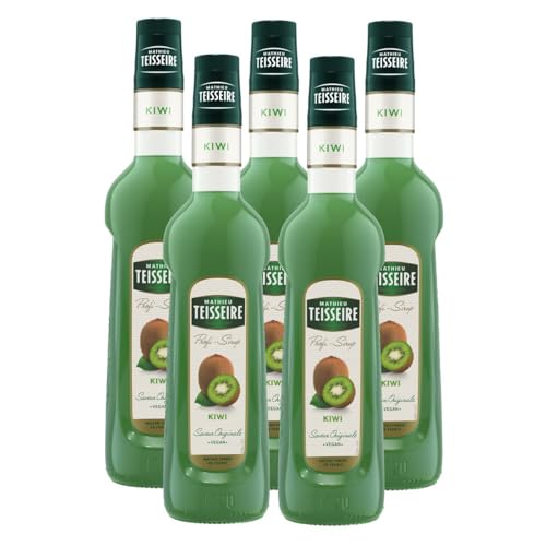 Mathieu Teisseire Getränke-Sirup Kiwi 0,7L - Cocktails (5er Pack) von Teisseire