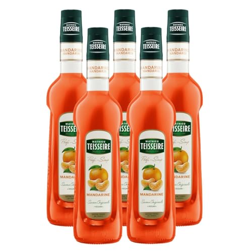 Mathieu Teisseire Getränke-Sirup Mandarine 0,7L - Cocktails (5er Pack) von Teisseire