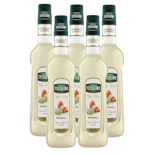 Mathieu Teisseire Getränke-Sirup Mandel 0,7L - Cocktails (5er Pack) von Teisseire