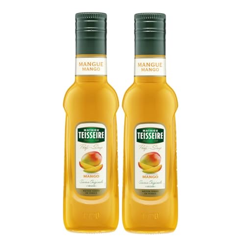 Mathieu Teisseire Getränke-Sirup Mango 0,25L - Cocktails (2er Pack) von Teisseire