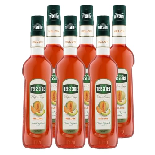 Mathieu Teisseire Getränke-Sirup Melone 0,7L - Cocktails (6er Pack) von Teisseire