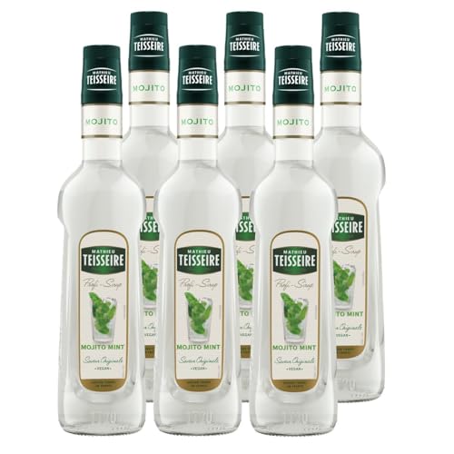 Mathieu Teisseire Getränke-Sirup Mojito Mint 0,7L - Cocktails (6er Pack) von Teisseire