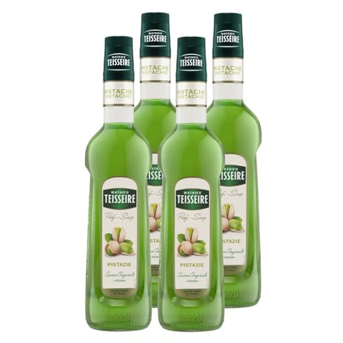 Mathieu Teisseire Getränke-Sirup Pistazie 0,7L - Cocktails (4er Pack) von Teisseire