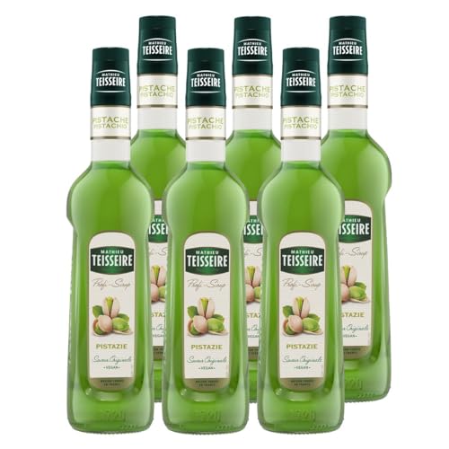 Mathieu Teisseire Getränke-Sirup Pistazie 0,7L - Cocktails (6er Pack) von Teisseire