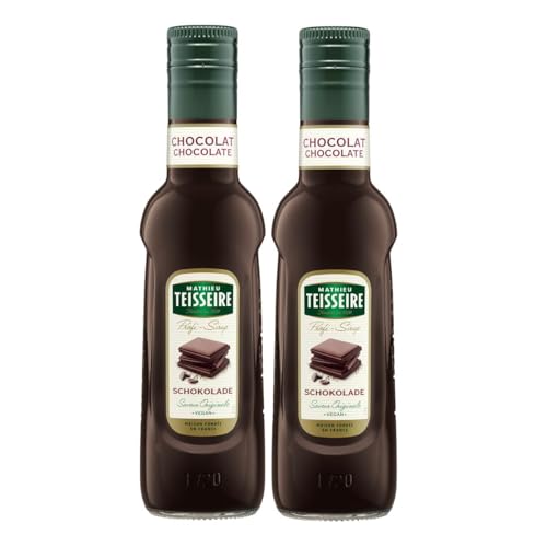 Mathieu Teisseire Getränke-Sirup Schokolade 0,25L - Cocktails (2er Pack) von Teisseire