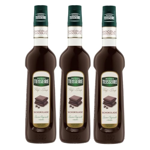 Mathieu Teisseire Getränke-Sirup Schokolade 0,7L - Cocktails (3er Pack) von Teisseire