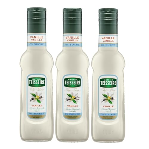 Mathieu Teisseire Getränke-Sirup Vanille 0% Zucker 0,25L - Cocktails (3er Pack) von Teisseire