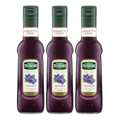 Mathieu Teisseire Getränke-Sirup Veilchen 0,25L - Cocktails (3er Pack) von Teisseire