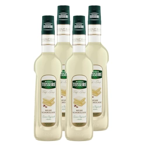 Mathieu Teisseire Getränke-Sirup Weiße Schokolade 0,7L - Cocktails (4er Pack) von Teisseire