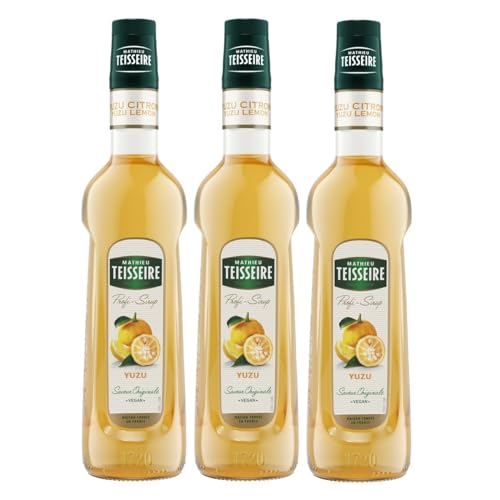 Mathieu Teisseire Getränke-Sirup Yuzu 0,7L - Cocktails (3er Pack) von Teisseire